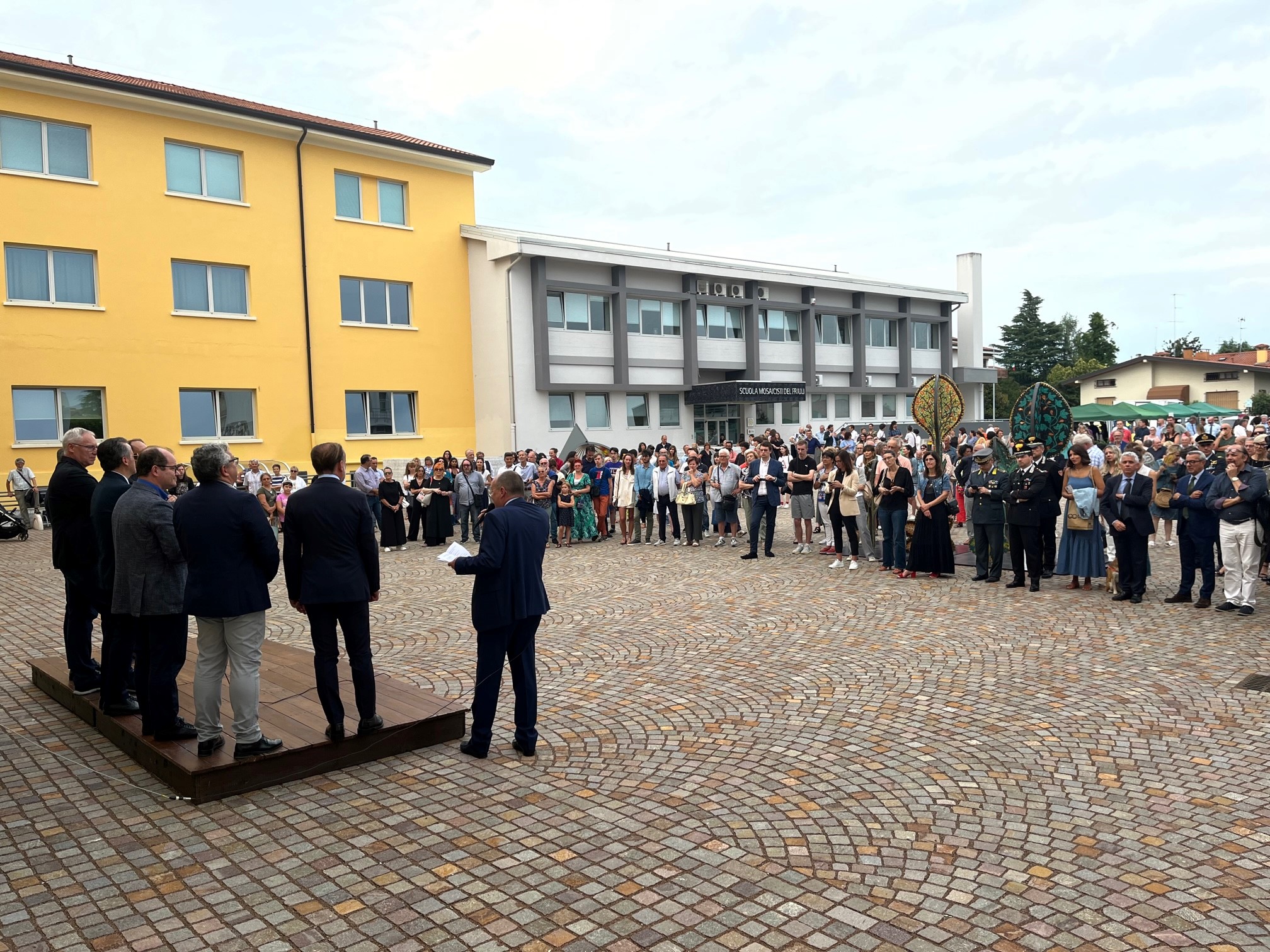 ARTE. BORDIN A SPILIMBERGO: SCUOLA MOSAICISTI FRIULI, ECCELLENZA FVG